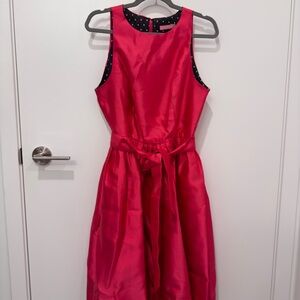 Isaac Mizrahi New York Perfect Pink Satin Party Dress Size 10